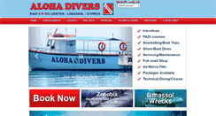 Desktop Screenshot of alohadivers.com